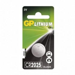 Bateria GP CR2025 3V 170mAh líthiové