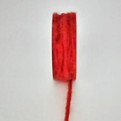Stuha bavlnená šnúra 4mmx4m červená