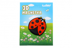 Magnetka 3D W lienka 010889
