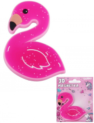 Magnetka 3D W flamingo 003223