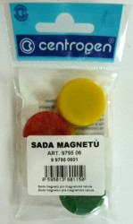 Magnetky 9795 CENTROPEN/10ks farebn 3cm