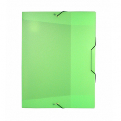 Plastový box s gumièkou A4 3cm zelený 550