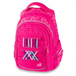 Školský batoh Fame Laces Pink