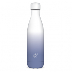 Fľaša Termo 500ml bielo-fialová