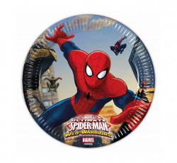 Prty tanier papierov Spiderman/8ks 85152