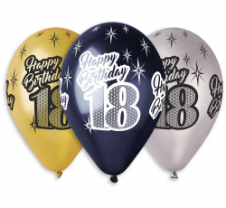 Party balón ''18 GMS110/P453 ''12 6ks
