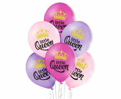 Party balón Little Queen /6ks