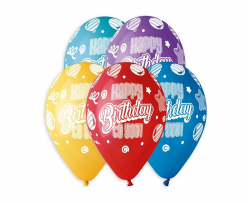 Party balón H.birthday GS120/878 5ks
