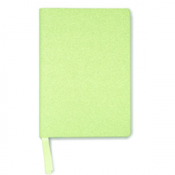Zápisník A5 glitter neon zelený