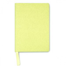 Zápisník A5 glitter neon žltý
