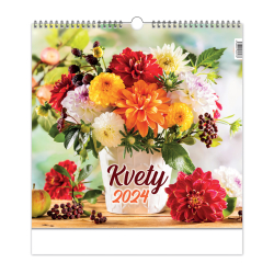 PG Nástenný kalendár Kvety 2024 NK-06 