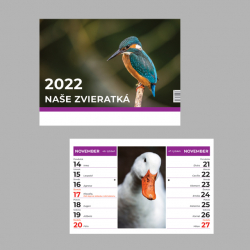 NEO Stolov kalendr Nae Zvierat 2025