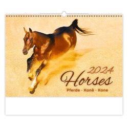 Nástenný kalendár Horses 24