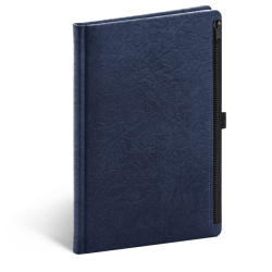 Zápisník PR 13x21cm linajkový modrý
