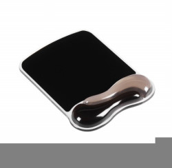 Podložka pod myš s gélovou opierkou zápästia, KENSINGTON „DuoGel”, èierna-sivá