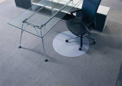 Podloka pod stoliku, na koberec, guat tvar, priemer 60 cm, BSM, priehadn