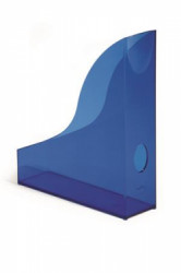 Zakladač, plastový, 73 mm, DURABLE, "Basic", priehľadný modrý