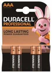 Batéria, mikro AAA, 4ks, DURACELL "Professional"