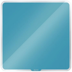 Magnetická sklenená tabuľa, 45x45 cm, LEITZ "Cosy", pokojná modrá