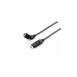 HDMI kábel, otočná hlava, 2 m, EQUIP