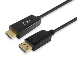 Prevodný kábel, DisplayPort-HDMI, 3 m, EQUIP