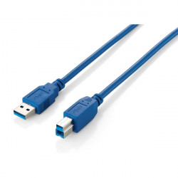 Kábel USB 3.2 pre tlačiareň, USB-A / USB-B, 1,8 m, EQUIP