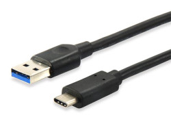 Prevodný kábel, USB-C-USB 3.2, 1m, EQUIP