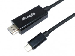 Prevodný kábel, USB-C-HDMI kábel, 1,8 m, EQUIP