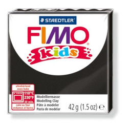 Modelovacia hmota, 42 g, FIMO "Kids", ierna