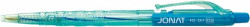 Gukov pero, 0,25 mm, stlac mechanizmus, rzne farby tela, FLEXOFFICE "Jonat", modr
