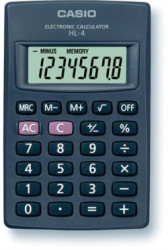 Kalkulaka, vreckov, 8 miestny displej, CASIO "HL-4T"