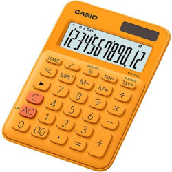 Kalkulaèka, stolová, 12 miestny displej, CASIO, "MS 20 UC", oranžová