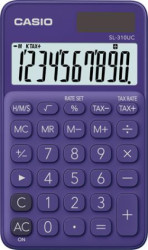 Vrecková kalkulaèka, 10-miestna, CASIO "SL 310", fialová