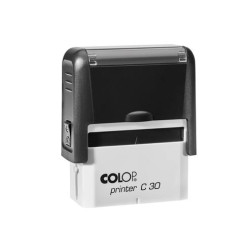Peèiatka, COLOP "Printer C 30", s modrým náhradným vankúšom