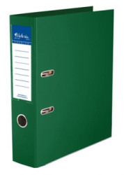 Pákový šanón, 75 mm, A4, PP/PP, s ochranným spodným kovaním, VICTORIA OFFICE „Premium“, zelený