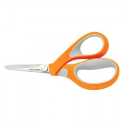 Nožnice, krajčírske, 13 cm, FISKARS "RazorEdge Softgrip", oranžové