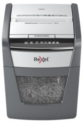 Skartovací stroj, konfety, 50 listov, REXEL, "Optimum AutoFeed+ 50X"