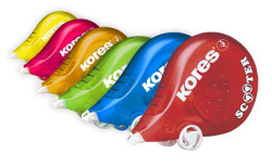 Korekn roller, 4,2 mm x 8 m, KORES "Scooter" rzne farby