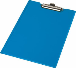 Podložka na písanie, s príklopom,  A4, rohové vrecko, PANTAPLAST, modrá