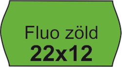 Cenové etikety, 22x12, FLUO zelená