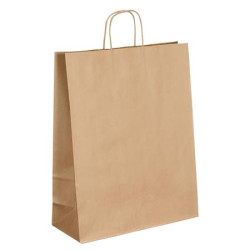 Darčeková taška, 35X14X40 cm, VIQUEL, hnedá