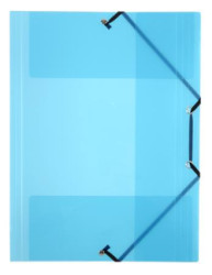 Doska s gumikou, 15 mm, PP, A4, VIQUEL "Propyglass", modr