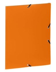 Doska s gumikou, 15 mm, PP, A4, VIQUEL "Essentiel", oranov