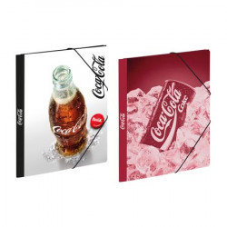 Doska s gumičkou, kartón, A4, VIQUEL "Coca-cola"