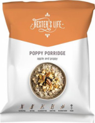 Ovsená kaša, 50 g, HESTER`S LIFE "Poppy Porridge", jablko-mak