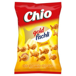 Krekry, 80 g, CHIO "Gold-Fischli", so sezamom