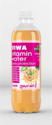 Vitamínová voda, nesýtená, 0,5 l, VIWA "Body Protection", pomaranč-maracuja