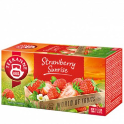 Ovocn aj, 20x2,5 g, TEEKANNE "Strawberry Sunrise", jahoda