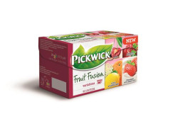 Ovocn aj, 20x2 g, PICKWICK "Fruit Fusion erven varicie", jahoda-smotana, citrus-baza, magic via, brusnica-malina