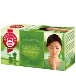 Zelený èaj, 20x1,75 g, TEEKANNE "Zen chai"